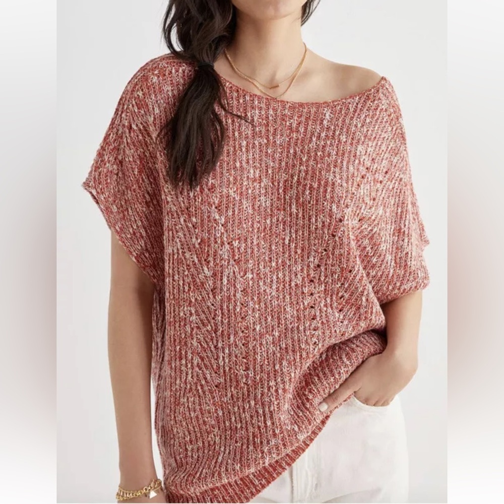 NWOT Anthropologie Pilcro Knit Tunic Sleeveless Sweater Size M